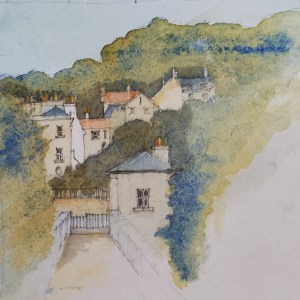 Pippa Wrigley, View from Ha'penny Bridge